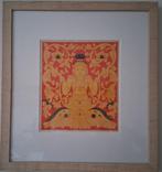 Narilatha schilderij, Sri Lanka, gouache, 48x44 cm, Spiritualiteit algemeen, Verzenden, Overige typen, Nieuw