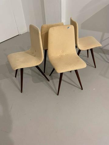 4 Vintage stoelen jaren 50 opknappers beschikbaar voor biedingen