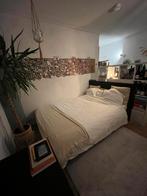 Zwart bed Ikea frame, Huizen en Kamers, Kamers te huur