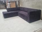 !!ACTIE!! Hoekbank Memphis Black Chenille, Niet ingevuld, Niet ingevuld, Niet ingevuld