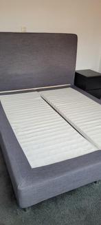 Boxspring IKEA DUNVIK 160x200 (zonder matras), Huis en Inrichting, Ophalen, Gebruikt, Tweepersoons, Scandinavisch