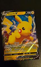 Pikachu v promo oversized card, Nieuw, Foil, Ophalen of Verzenden, Losse kaart