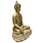 Antieke vergulde Boeddha, Huis en Inrichting, Woonaccessoires | Boeddhabeelden, Ophalen of Verzenden, Gebruikt