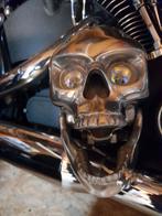 Koplamp eigenbouw custom skull schedel, Motoren, Onderdelen | Harley-Davidson