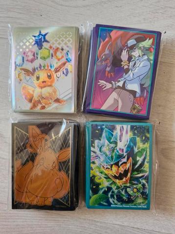 Pokémon Kaarthoesjes - 4 Sets Nieuw beschikbaar voor biedingen