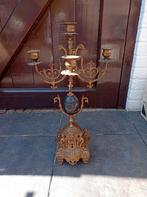Bronzen Kandelaar voor 5 Kaarsen, Ophalen of Verzenden