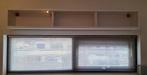 Hang vitrine kast met plexiglas schuiframen, Modern(Ikea), Minder dan 100 cm, 25 tot 50 cm, 200 cm of meer