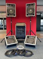 PA geluidsinstallatie met twee PowerAmps, Muziek en Instrumenten, Ophalen, Gebruikt, 500 tot 1000 watt, P.A.