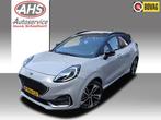 Ford Puma 1.0 EcoBoost Hybrid ST-Line Vignale zwart leer, Auto's, Ford, Voorwielaandrijving, Leder, Bedrijf, Hybride Elektrisch/Benzine