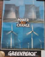 Greenpeace poster: ‘Power to Change‘, Ophalen, Zo goed als nieuw, A1 t/m A3, Overige onderwerpen