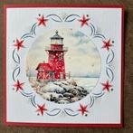 Geborduurde kaart 32, Hobby en Vrije tijd, Kaarten | Zelfgemaakt, Ophalen of Verzenden, Zo goed als nieuw, Overige thema's