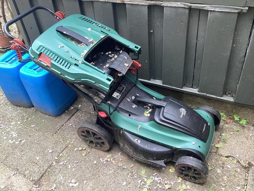 Elektronische grasmaaier, Tuin en Terras, Grasmaaiers, Zo goed als nieuw, Cirkelmaaier, Ophalen of Verzenden