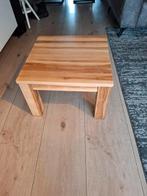 Eiken bijzet tafel, Ophalen, Minder dan 45 cm, Vierkant, 55 tot 75 cm