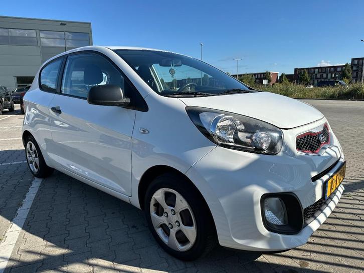 Kia Picanto 1.0 Cvvt 3-DRS 2012 Wit, Auto's, Kia, Particulier, Picanto, ABS, Airbags, Airconditioning, Centrale vergrendeling