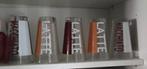 Glazen  latte macchiato 5 stuks, Ophalen, Glas, Overige stijlen, Glas of Glazen