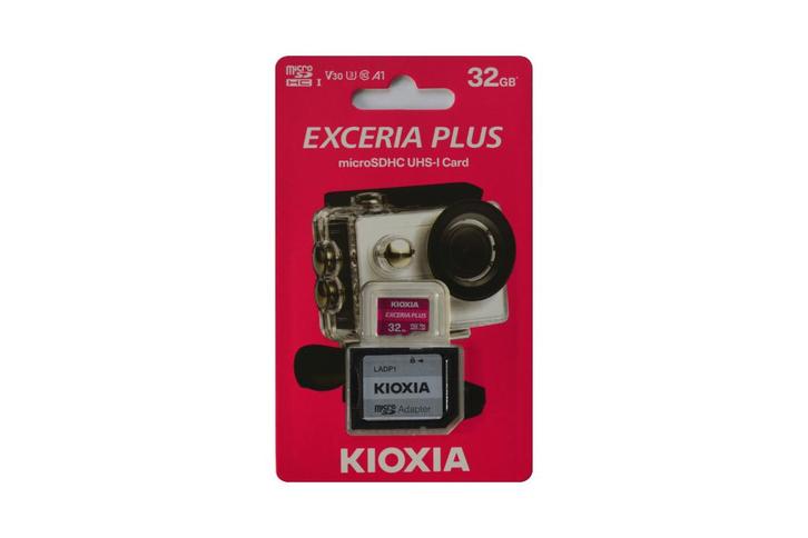 Kioxia Exceria Plus 32GB microSDHC geheugenkaart, Audio, Tv en Foto, Fotografie | Geheugenkaarten, Nieuw, MicroSDHC, 32 GB, Fotocamera