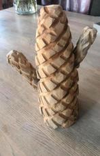Houten cactus figuur 30 cm, Ophalen of Verzenden, Zo goed als nieuw