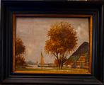 Schilderij  Willem Roelofs, Antiek en Kunst, Ophalen of Verzenden