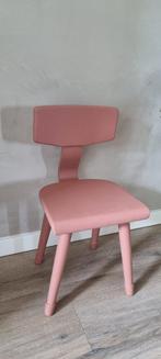 Kinderstoeltje oud gerestyled in terra kleur, Ophalen of Verzenden, Gebruikt, Stoel(en)