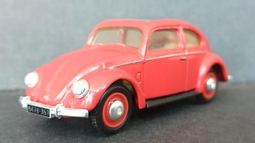 Volkswagen VW Beetle Kever De luxe 1951 red 1:43 Dinky Pol, Hobby en Vrije tijd, Modelauto's | 1:43, Zo goed als nieuw, Auto, Matchbox