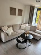 Beige MEUBELLA Hoekbank, Huis en Inrichting, Banken | Bankstellen, Ophalen, 250 tot 300 cm, Gebruikt, Hoekbank