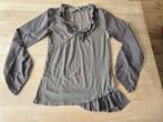 Prachtige blouse Dept.Maat L., Maat 38/40 (M), Bruin, Verzenden, Gedragen