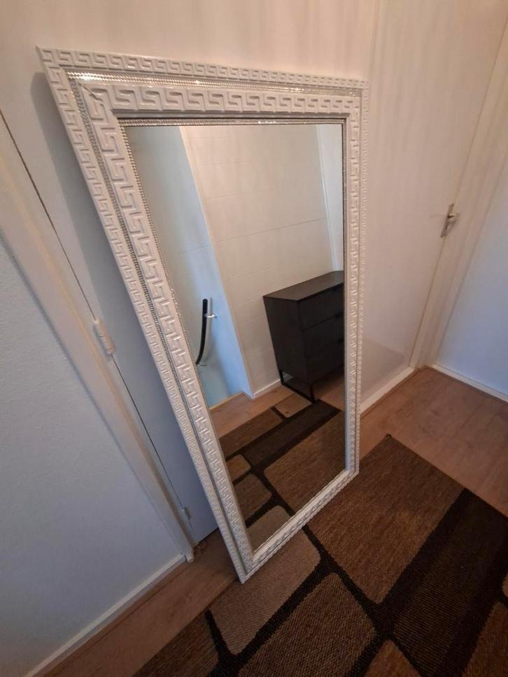 Spiegel, Huis en Inrichting, Woonaccessoires | Spiegels, Zo goed als nieuw, Rechthoekig, Ophalen