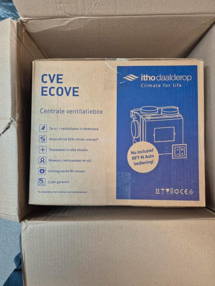 Itho Daalderop CVE ECOVE Centrale Ventilatiebox, Doe-het-zelf en Verbouw, Ventilatie en Afzuiging, Nieuw, Afzuiger, Ophalen