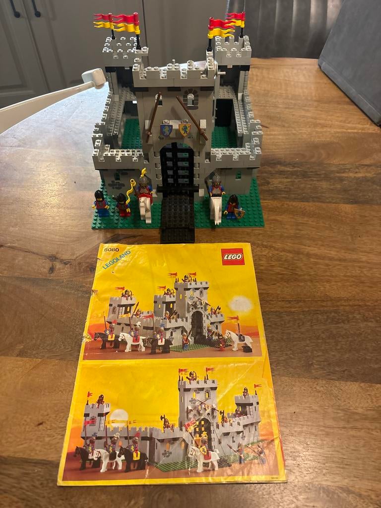 Vintage LEGO Kasteel 6080, Kinderen en Baby's, Speelgoed | Duplo en Lego, Ophalen of Verzenden, Gebruikt, Complete set, Lego