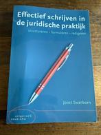Effectief schrijven in de juridische praktijk, Ophalen of Verzenden, Alpha, Zo goed als nieuw, HBO