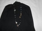 Mooie ketting van SARI (meer sieraden van SARI), Ophalen of Verzenden, Zo goed als nieuw, Zwart, Overige materialen