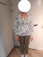 Chiarico shirt met mooie hals, Kleding | Dames, Maat 38/40 (M), Wit, Chiarico, Ophalen of Verzenden