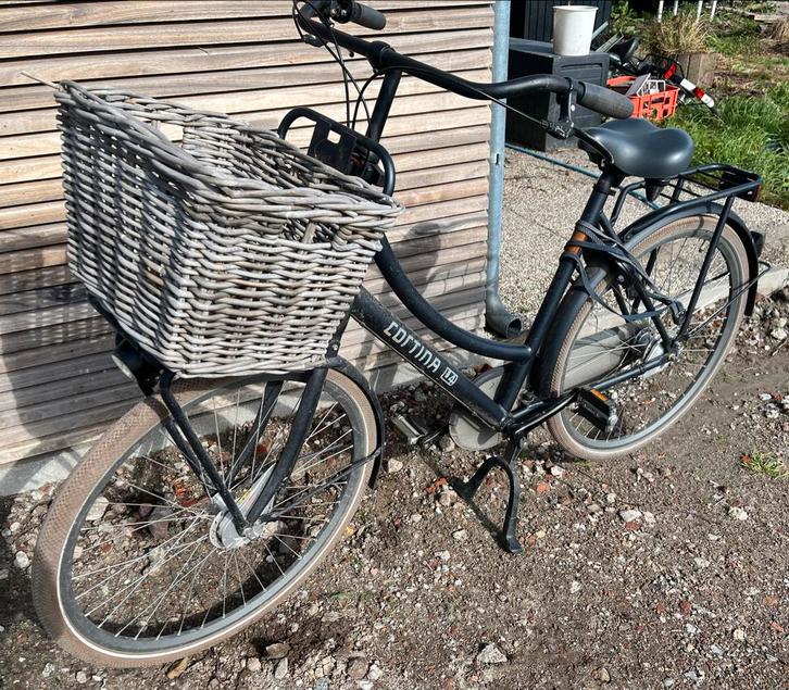 Cortina U4 transporter Damesfiets met mand, Fietsen en Brommers, Fietsen | Dames | Damesfietsen, Gebruikt, Overige merken, Versnellingen