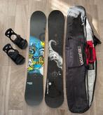 Complete Burton Snowboard set (2 boards, bindings en bag), Sport en Fitness, Snowboarden, Ophalen of Verzenden, Gebruikt, Board