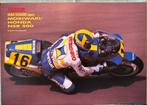 Poster Shunji Yatsushiro op Moriwaki Honda NSR500, Verzenden, Zo goed als nieuw