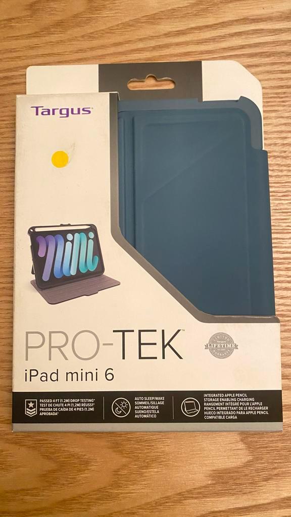 Targus Pro-Tek iPad mini 6 Hoes, Computers en Software, Tablet-hoezen, Nieuw, Bescherming voor- en achterkant, 8 inch, Ophalen of Verzenden