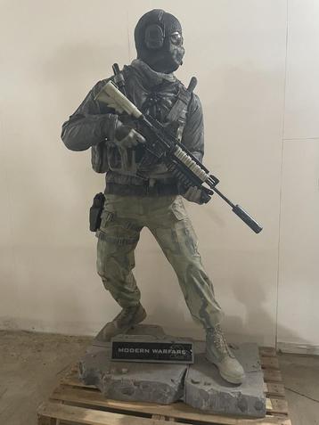 Call of Duty: Modern Warfare 2 Ghost Life-Size Statue Oxmox  beschikbaar voor biedingen