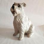 Vintage porseleinen Hondenbeeldje – Terriër / Schnauzer, Verzamelen, Ophalen, Gebruikt, Dier