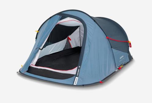12x QUECHUA Pop-up tent voor 2 personen 2 Seconds ZGAN, Caravans en Kamperen, Tenten, tot en met 2, Zo goed als nieuw, Ophalen of Verzenden