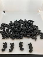 Houten Zwarte Zeepaardjes Hangers - 60 Stuks, Ophalen of Verzenden, Nieuw, Hanger