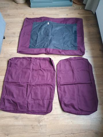 Ikea Kivik hoes fauteuil loveseat 1,5 zits Dansbo roodpaars