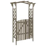 Prieel rozenboog tuinpoort hout 120x60x205 cm GRATIS BEZORGD, Met poort, Verzenden, Nieuw, Sierhekwerk