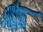 Blauw trainingsjasje of jack van Adidas maat M, Ophalen of Verzenden, Zo goed als nieuw, Adidas, Maat 48/50 (M)
