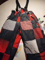 Zwar/ rood geruite skibroek mt 128, moutain peak, Ophalen, Zo goed als nieuw, Kleding, Overige merken