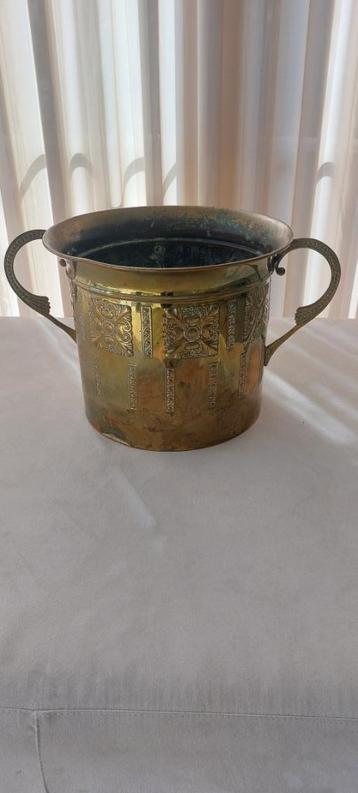 Vintage Rio Tiel messing bloempot beschikbaar voor biedingen