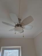 Ventilatorlamp, Huis en Inrichting, Lampen | Plafondlampen, Ophalen, Gebruikt, Glas