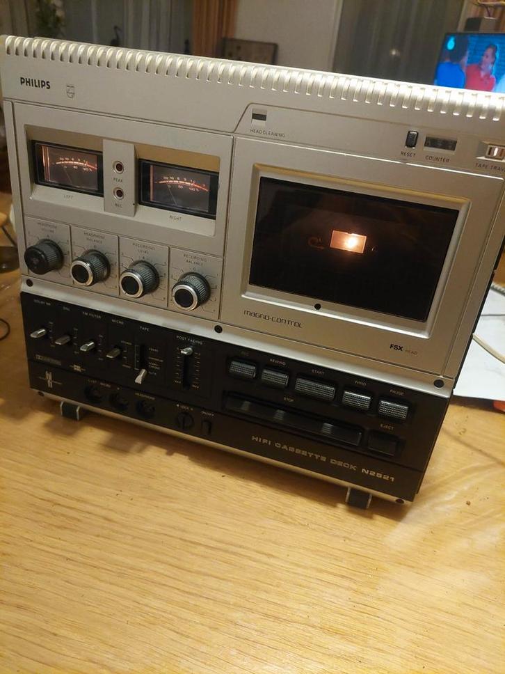 Philips N2521, Audio, Tv en Foto, Cassettedecks, Philips, Ophalen of Verzenden