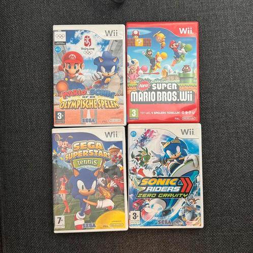 Nintendo Wii game lot Super Mario Sonic spellen games spel, Spelcomputers en Games, Games | Nintendo Wii, Zo goed als nieuw, 3 spelers of meer