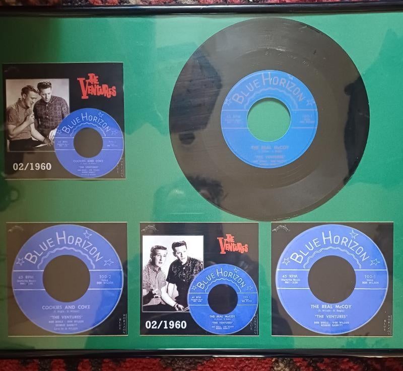 3 Singels achter glas van THE VENTURUS, Cd's en Dvd's, Vinyl Singles, Gebruikt, 7 inch, Single, Ophalen of Verzenden