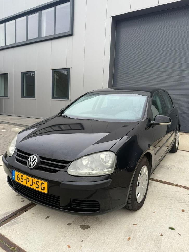 Volkswagen Golf 1.6 16V FSI 85KW 5D 2004 Zwart, Auto's, Volkswagen, Bedrijf, Golf, Benzine, B, Hatchback, Handgeschakeld, Origineel Nederlands